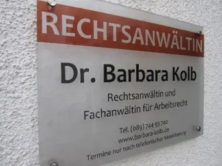 Foto von Dr. Barbara Kolb Rechtsanwaltskanzlei