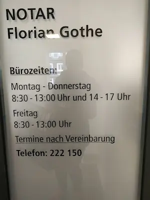 Foto von Florian Gothe Notar