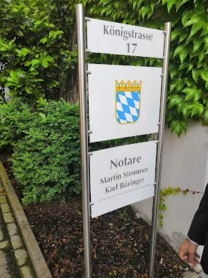 Foto von Notare Martin Stemmer und Karl Büringer