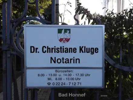 Foto von Notarin Dr. Christiane Kluge