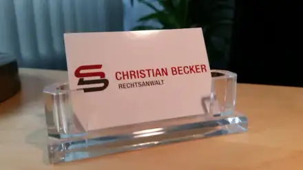 Foto von Rechtsanwalt Christian Becker