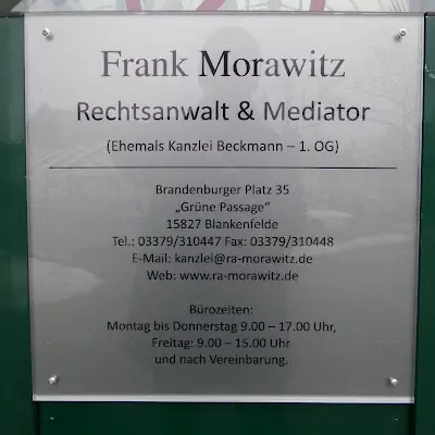 Foto von Rechtsanwalt & Mediator Frank Morawitz