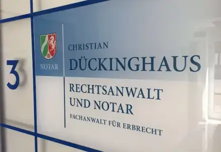 Foto von Rechtsanwalt und Notar Christian Dückinghaus