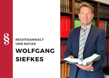 Foto von Rechtsanwalt und Notar Wolfgang Siefkes
